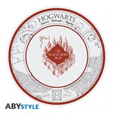 assiette harry potter carte maraudeur