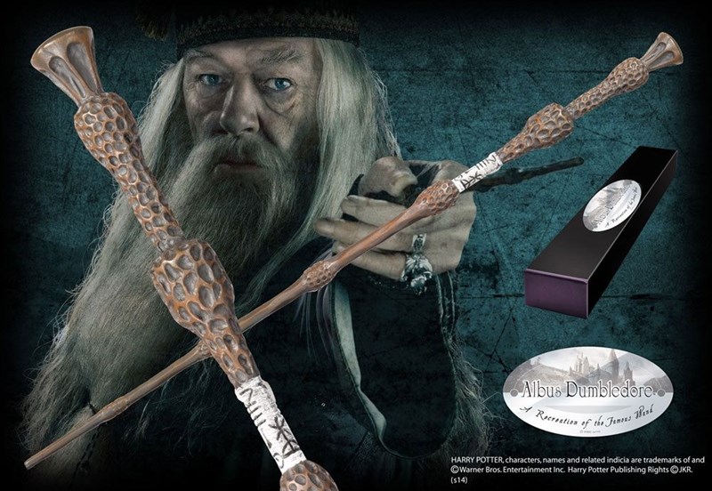Baguette Dumbledore (collector) de sureau - Harry Potter