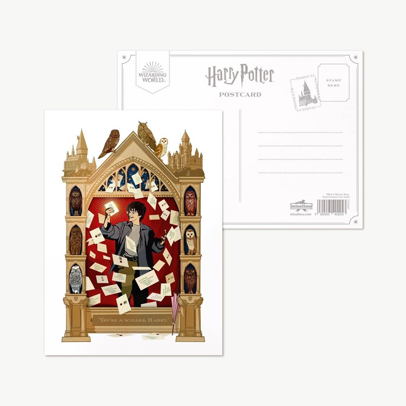 Carte postale Harry Potter par MinaLima - You're a Wizard Harry
