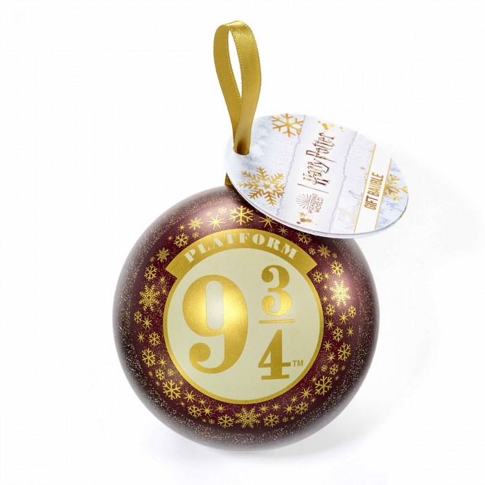 Boule de Noël et collier Voie 9 3/4 - Harry Potter