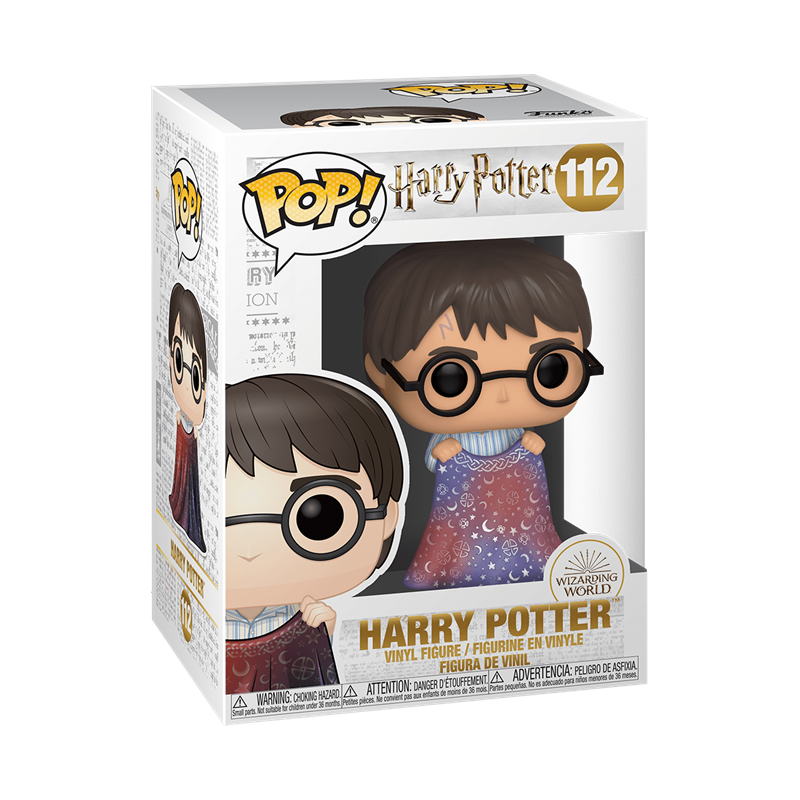Figurine Pop Harry w/Invisibility Cloak (cape invisibilité)