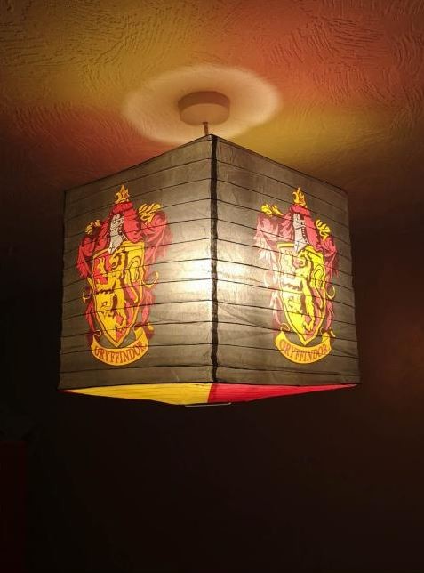 Lanterne abat-jour en papier Gryffondor