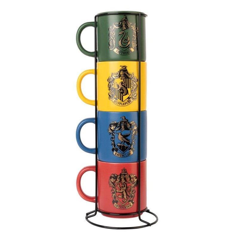 SET DE 4 TASSES - 4 MAISONS - HARRY POTTER