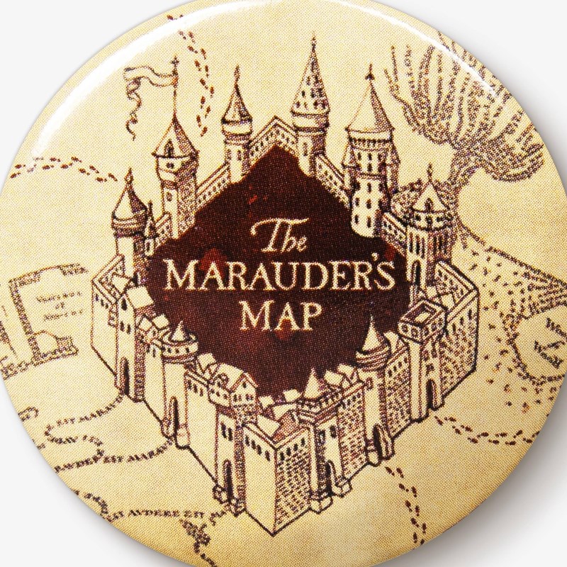 Badge Carte du Maraudeur Harry Potter - Couverture