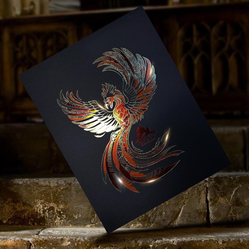 Artprint Fumseck dorure à chaud - Harry Potter