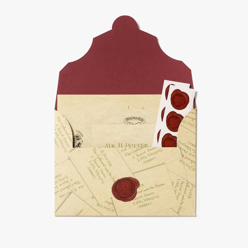 Set d'écriture Lettre acceptation Harry Potter - MinaLima - 25 Ans de Magie
