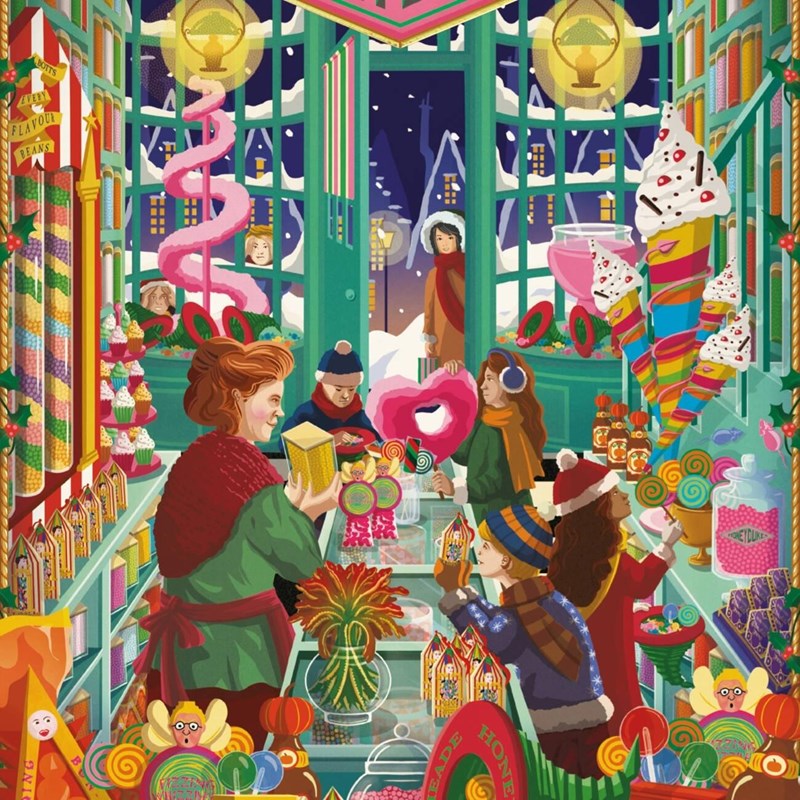 Art print Honeydukes MinaLima - Harry Potter