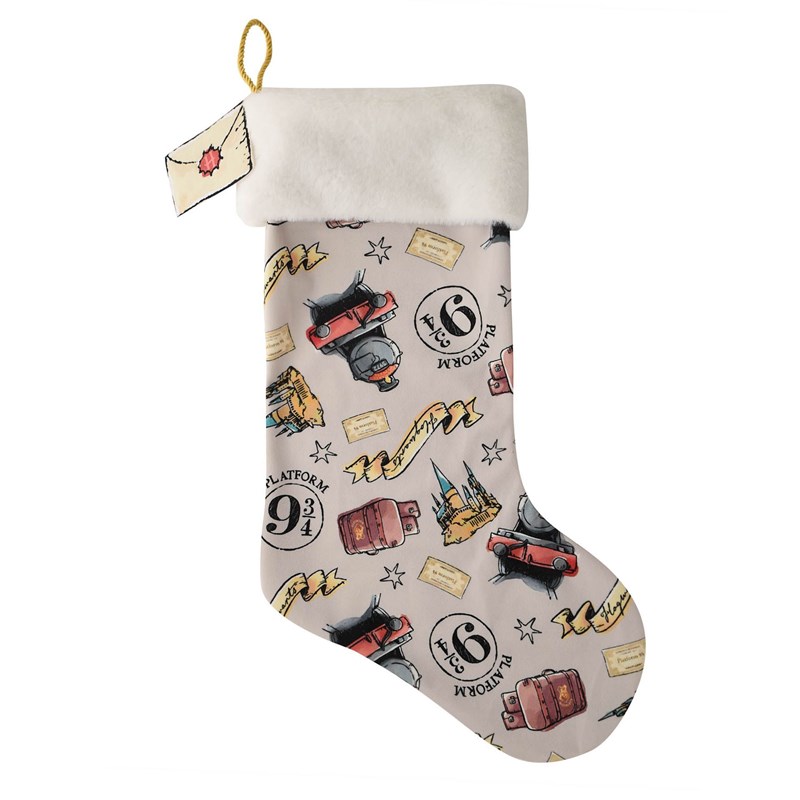 Chaussette de Noël motifs Harry Potter