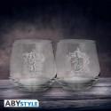 SET 2 VERRES GRYFFONDOR ET SERPENTARD - HARRY POTTER