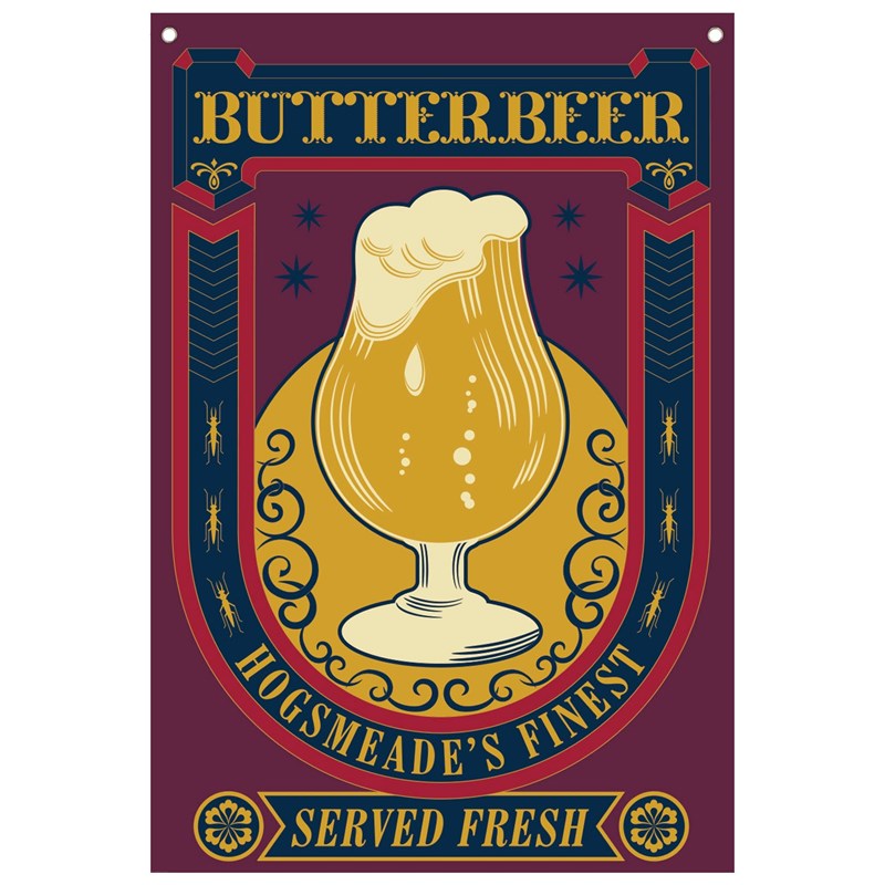 Bannière Butterbeer 125x85 cm - Harry Potter