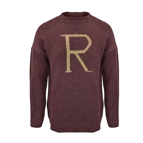 Pull de Noël Weasley "R" de Ron - Harry Potter