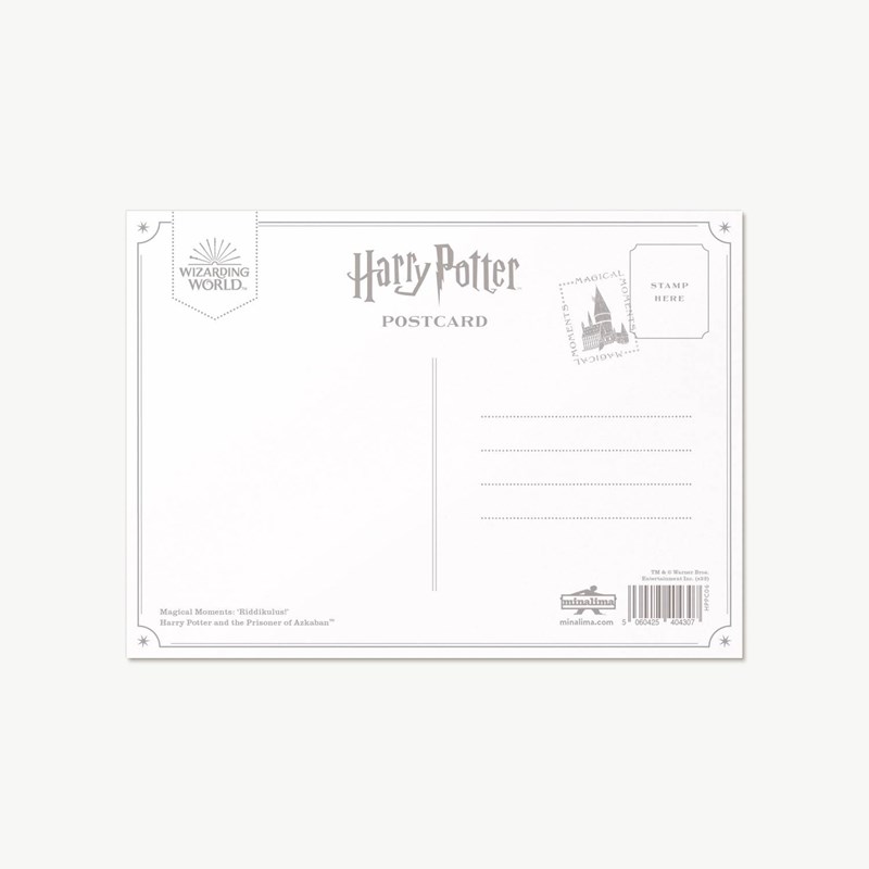 Carte postale Harry Potter par MinaLima - Riddikulus Severus Rogue
